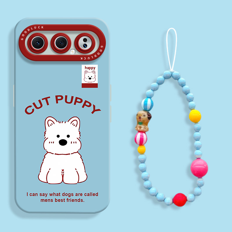 蓝底西高地狗适用华为荣耀500瞳眼手机壳荣耀500pro全包500液态软壳500pro硅胶保护套honor500男女可爱卡通,3C数码配件,手机保护套/壳,淘宝优惠券,粉丝福利购,淘宝优惠卷