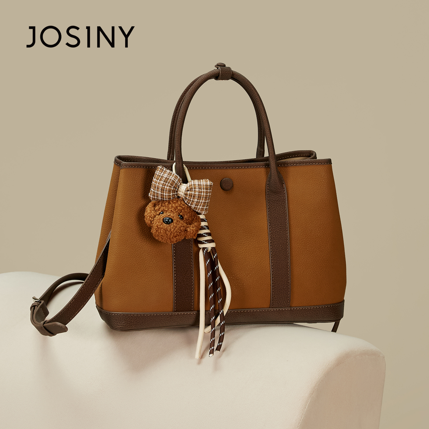 卓诗尼手提包包2025秋冬新款流行时尚复古单肩斜挎女包通勤包百搭