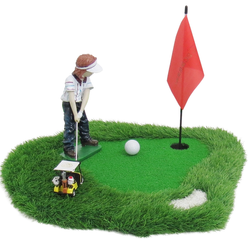 B·C·GOLF高尔夫室内迷你果岭餐桌办公桌摆件观赏摆件台面装饰物
