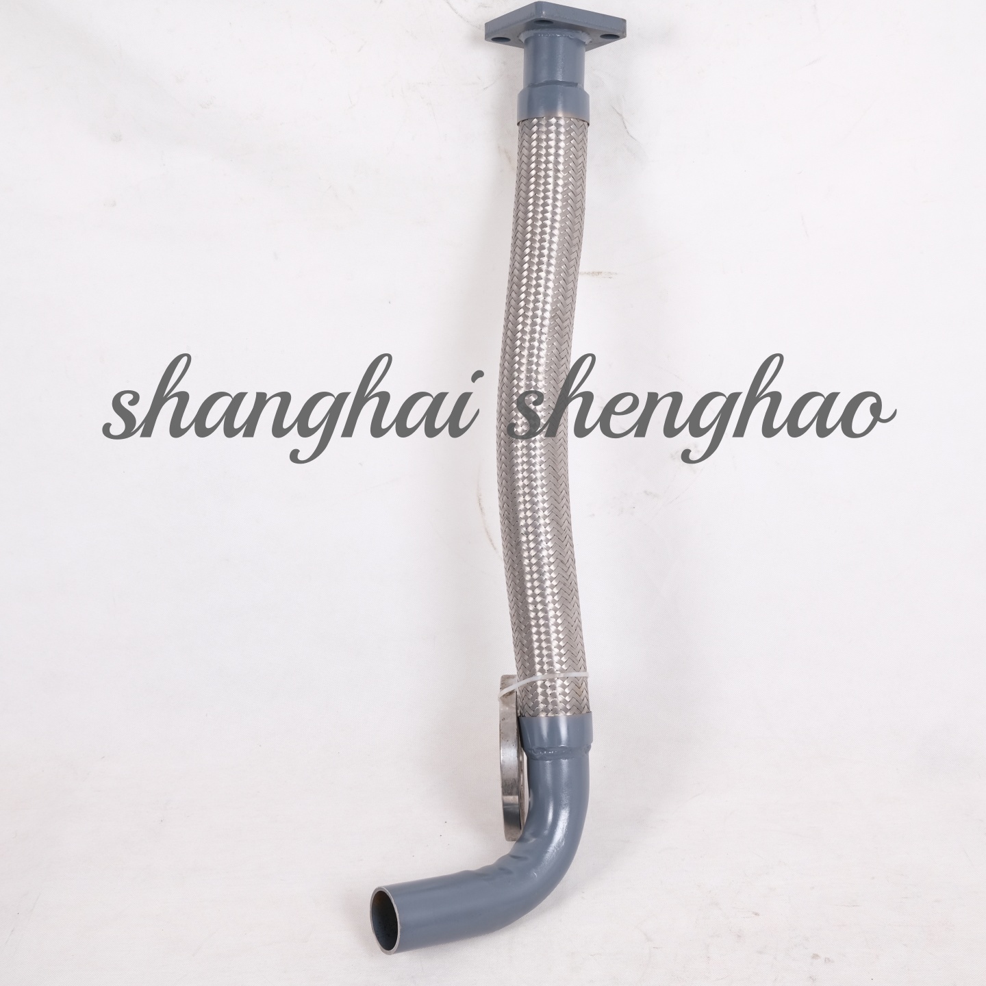 2606413790复盛正厂螺杆空压机SA250W油管一头活动法兰金属编织管