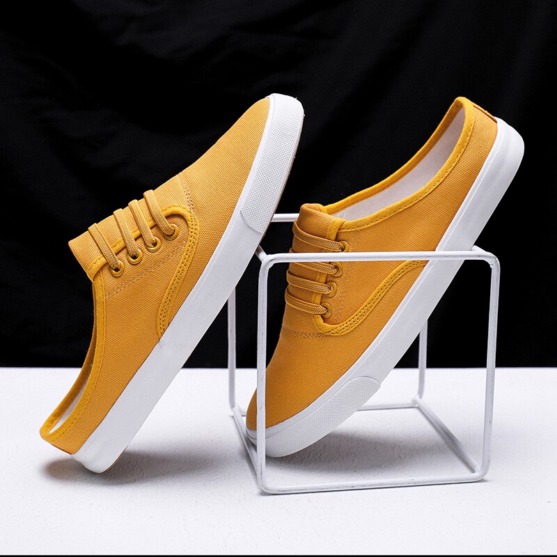 summer Versatile canvas shoe man new pattern Baotou Cloth shoes Schoolboy Korean Edition White shoes Flat bottom light Lazy man shoesin the Men's Shoes, Canvas shoes  category - from Buy2taobao.com to provide professional Taobao agent buy service