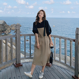 买家秀已更新！现货数据好背带裙两件套131-9029P105K158，女装连衣裙，象礼