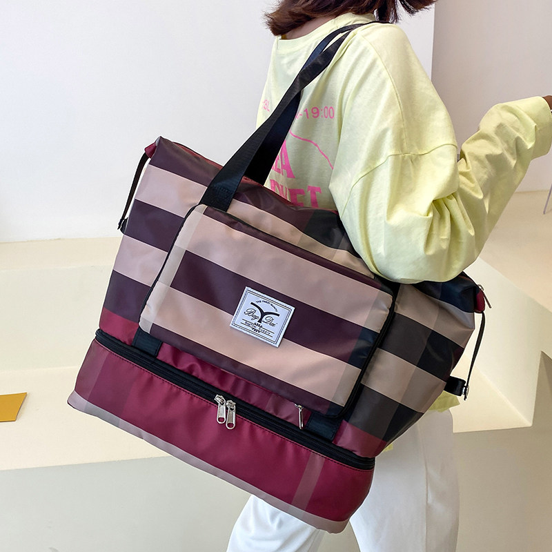 可折叠短途旅行包女包大容量行李包待产收纳包手提包运动健身包男