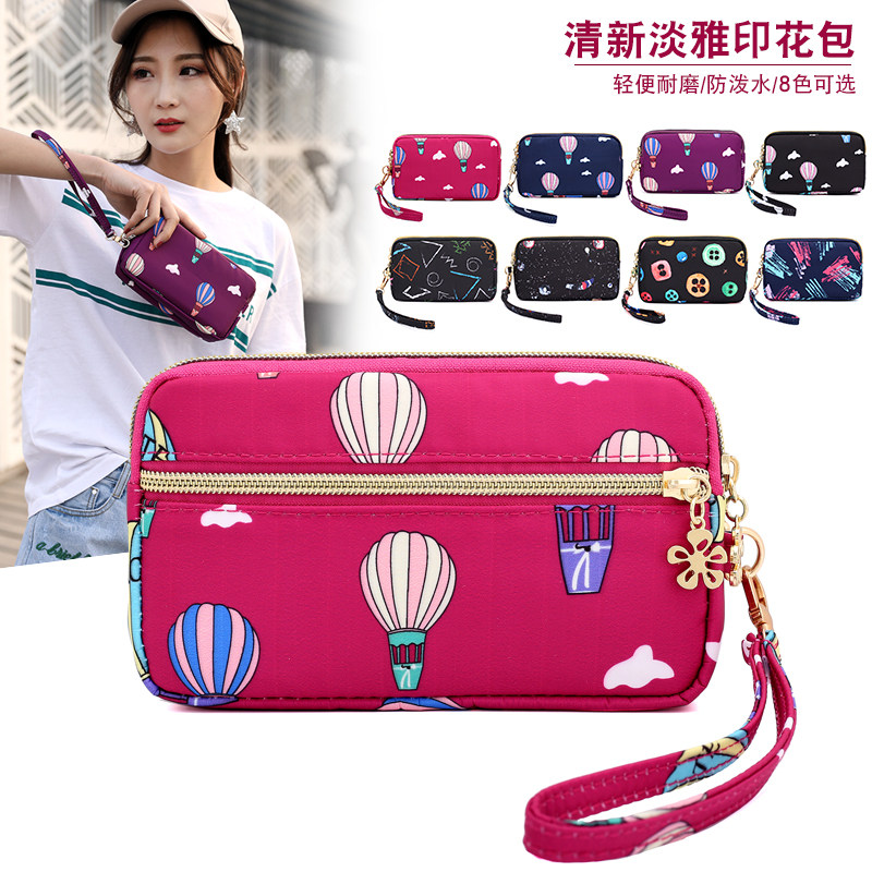2021 new pattern Influx of women fashion clutch bag mobile phone coin purse nylon oxford Canvas bag printing Bagin the Leather/Lady bags/Men's bag, Ms. bags  category - from Buy2taobao.com to provide professional Taobao agent buy service