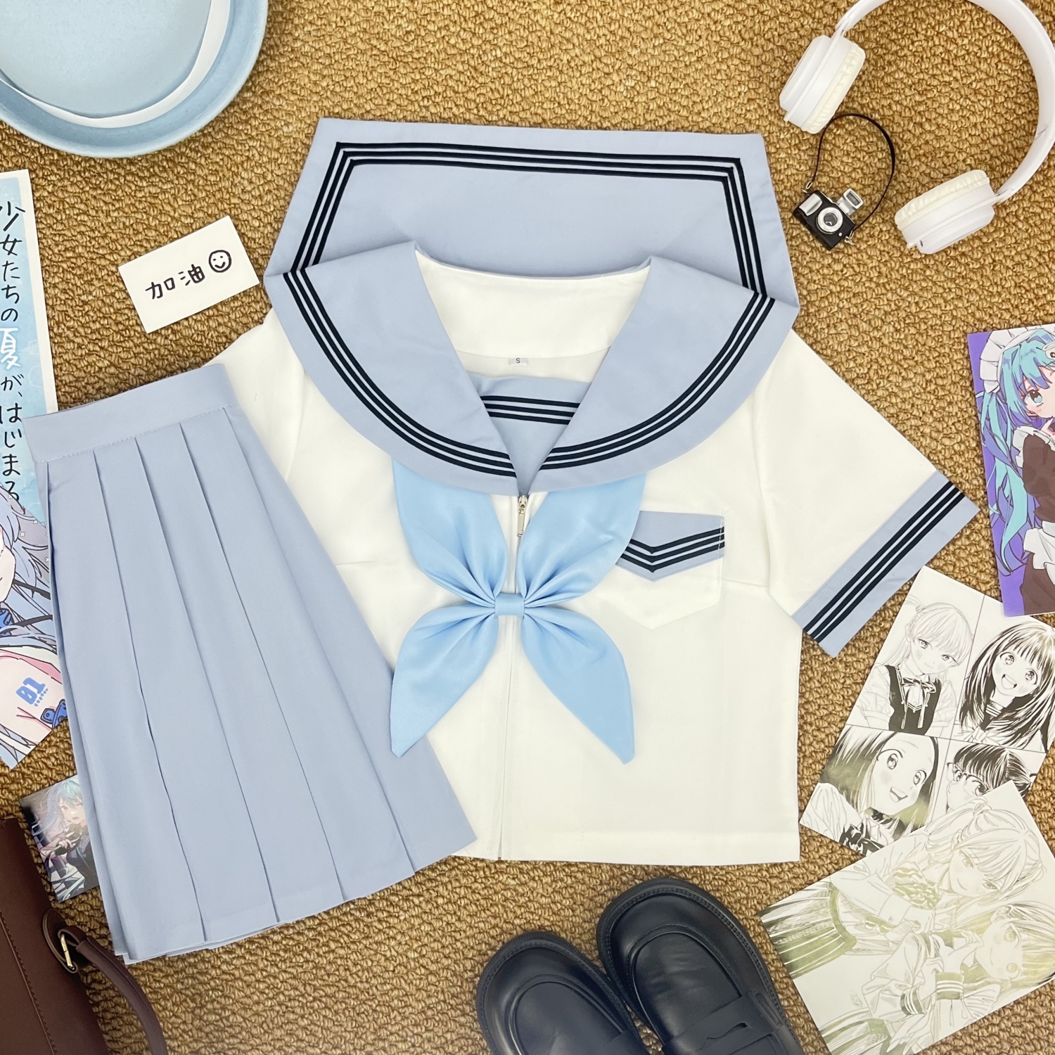 云冷中原创水手服JK制服学院风