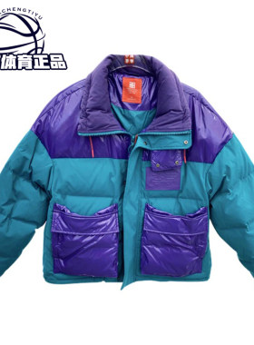 李宁保暖短款男时装周运动羽绒服