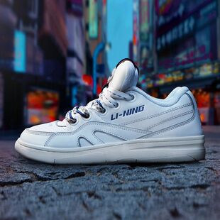 中国李宁937 Deluxe SP男低帮潮流䨻科技运动真皮质休闲鞋AGBR095