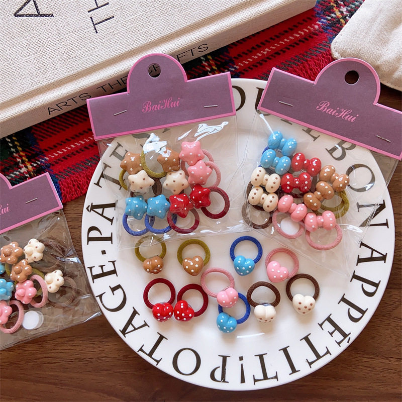 秋冬韩系儿童可爱发饰爱心发圈女童彩色波点小号头绳10个彩色皮筋,饰品/流行首饰/时尚饰品新,发饰,淘宝优惠券,粉丝福利购,淘宝优惠卷