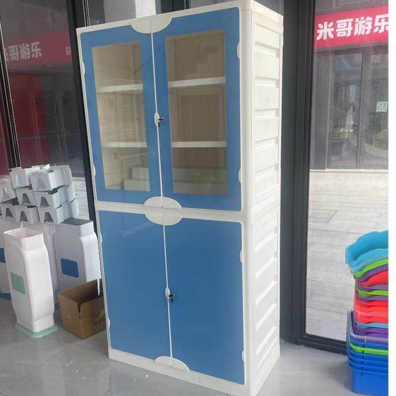 实验室PP仪器柜 学校仪器柜 化学通风标本柜 试剂柜 带台阶药品柜