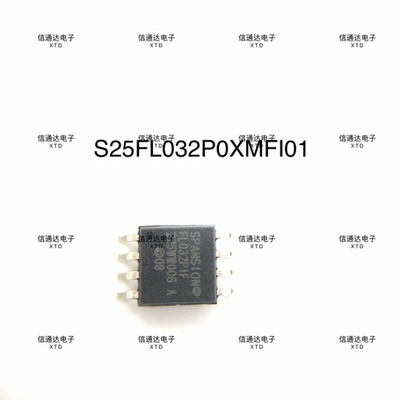销售并回收S25FL032P0XMFI01丝印FL032PIF SOP-8 存储器芯片
