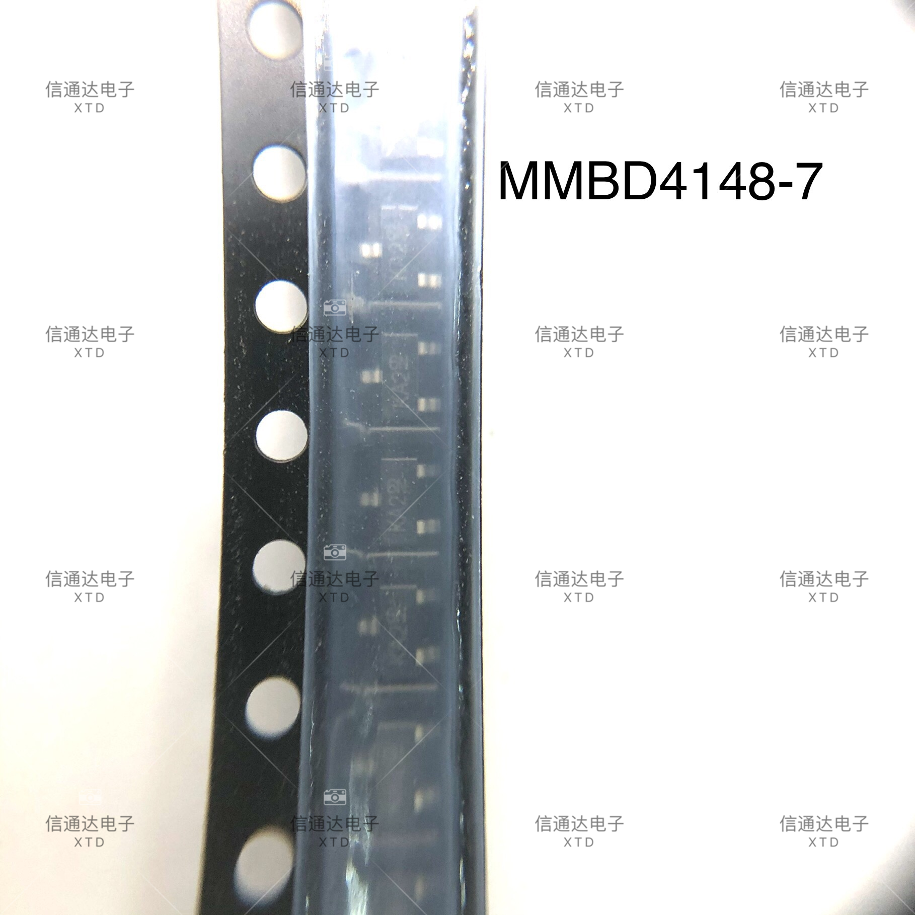 MMBD4148-7 丝印KA2 SOT23 贴片三极管开关管0.2A 100 销售并回收
