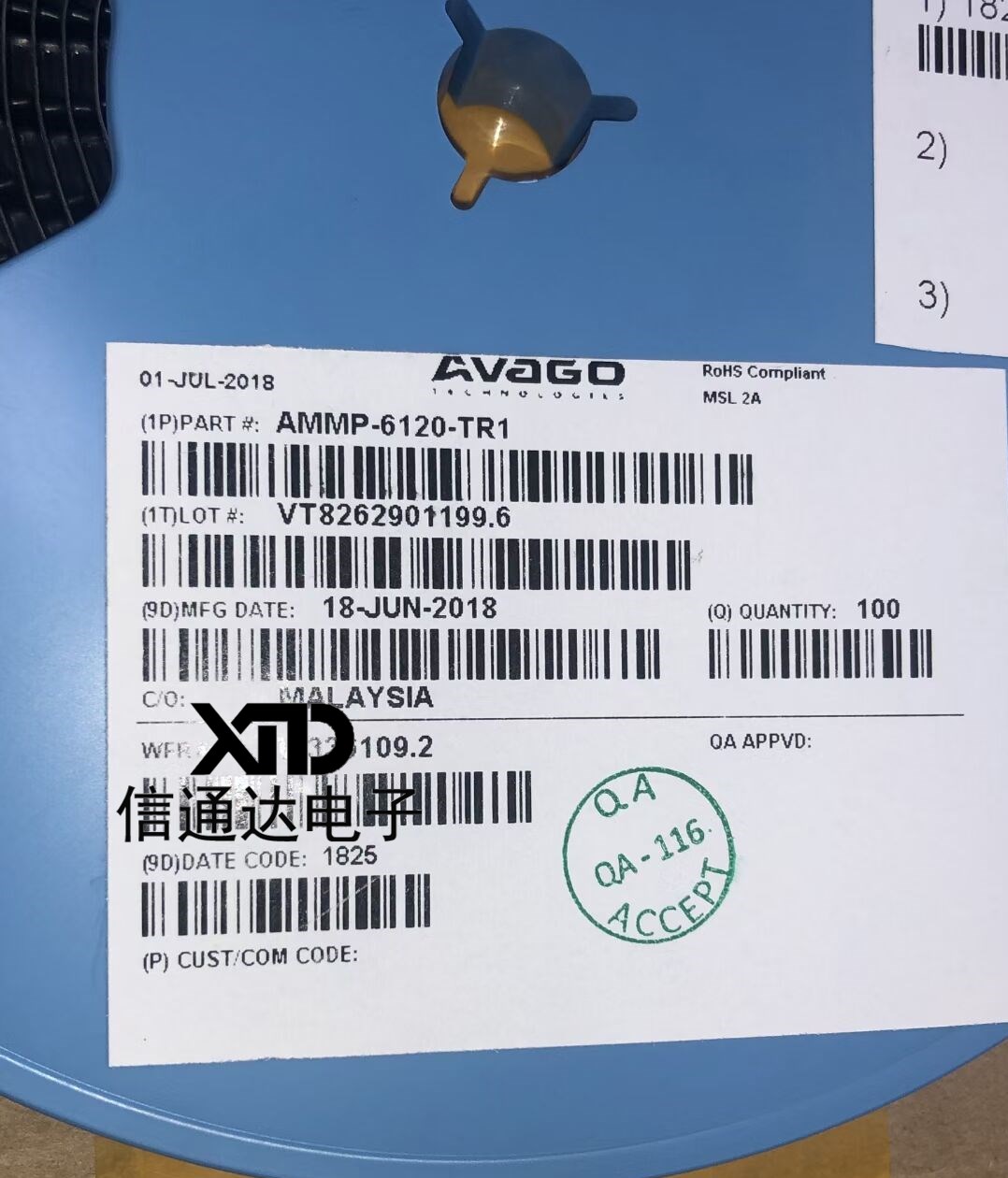 销售并回收AMMP-6120-TR1 QFN SMD 贴片 射频无线芯片 一站式