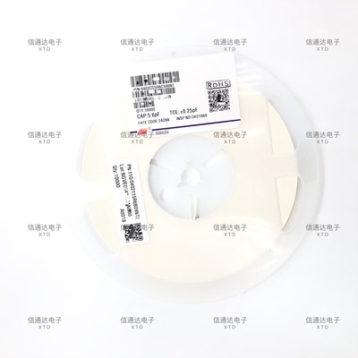 销售并回收0402CG5R6C500NT 5.6PF贴片电容5.6pF(5R6)±0.25pF50V