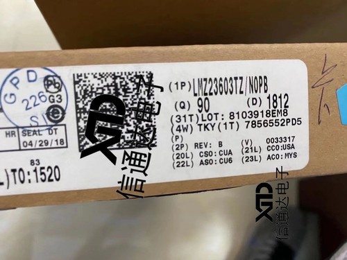 销售并回收LMZ23603TZ IC BUCK SYNC 36V 3A TO-PMOD-7 原厂原装