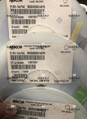 销售并回收MASWSS0148TR SMD封装  射频芯片  一站式配套