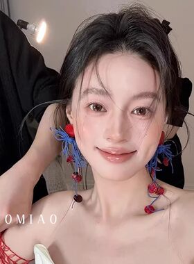 气质新娘耳环个性夸张长款