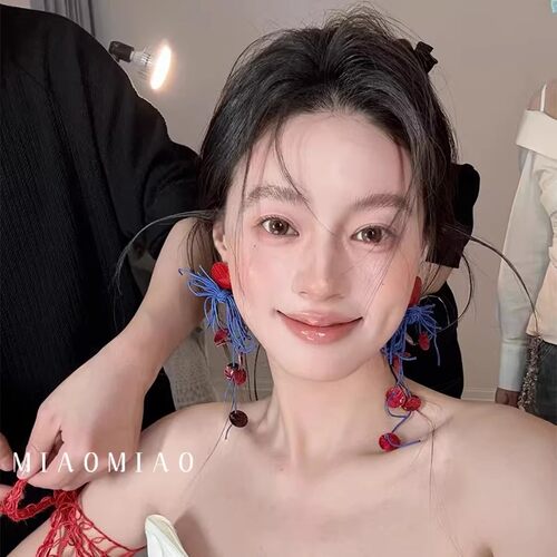 气质新娘耳环个性夸张长款