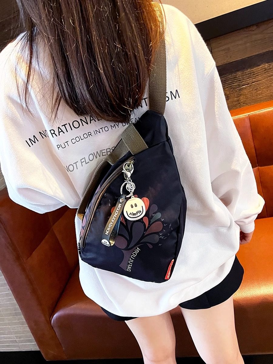 Túi MlcanI Kans của Pháp túi đeo ngực nữ chống thấm nước du lịch, ba lô thể thao, họa tiết chất lượng cao, túi đeo chéo