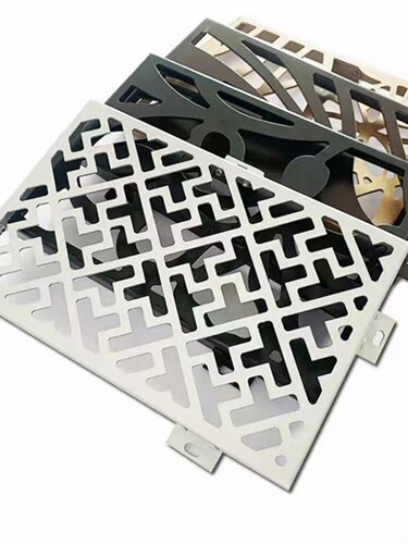 穿孔定制铝板镂空图案铝板凌乱冲孔铝板幕墙造型铝孔板烤漆铝板