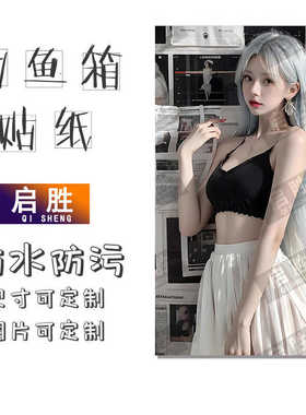 钓鱼箱贴 PVC材质 18L19L26L28L29L32L36L42L45L图案可定制 防水