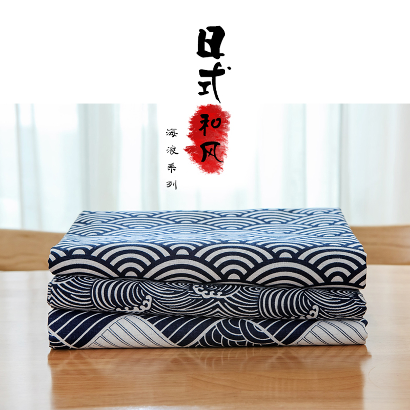 餐桌布日式复古客厅茶几棉麻