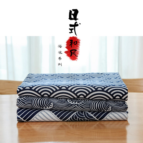 餐桌布日式复古客厅茶几棉麻