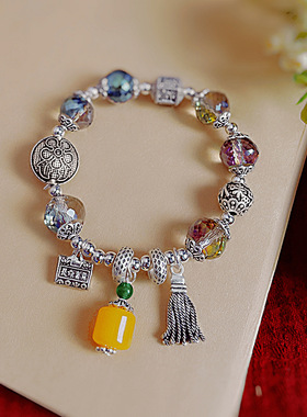 复古民族风手链女款轻奢高级感