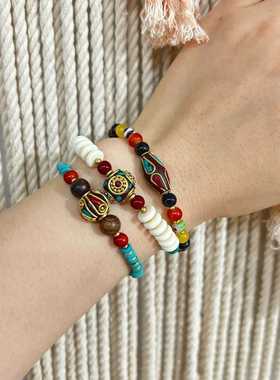 手工编织串珠复古民族风