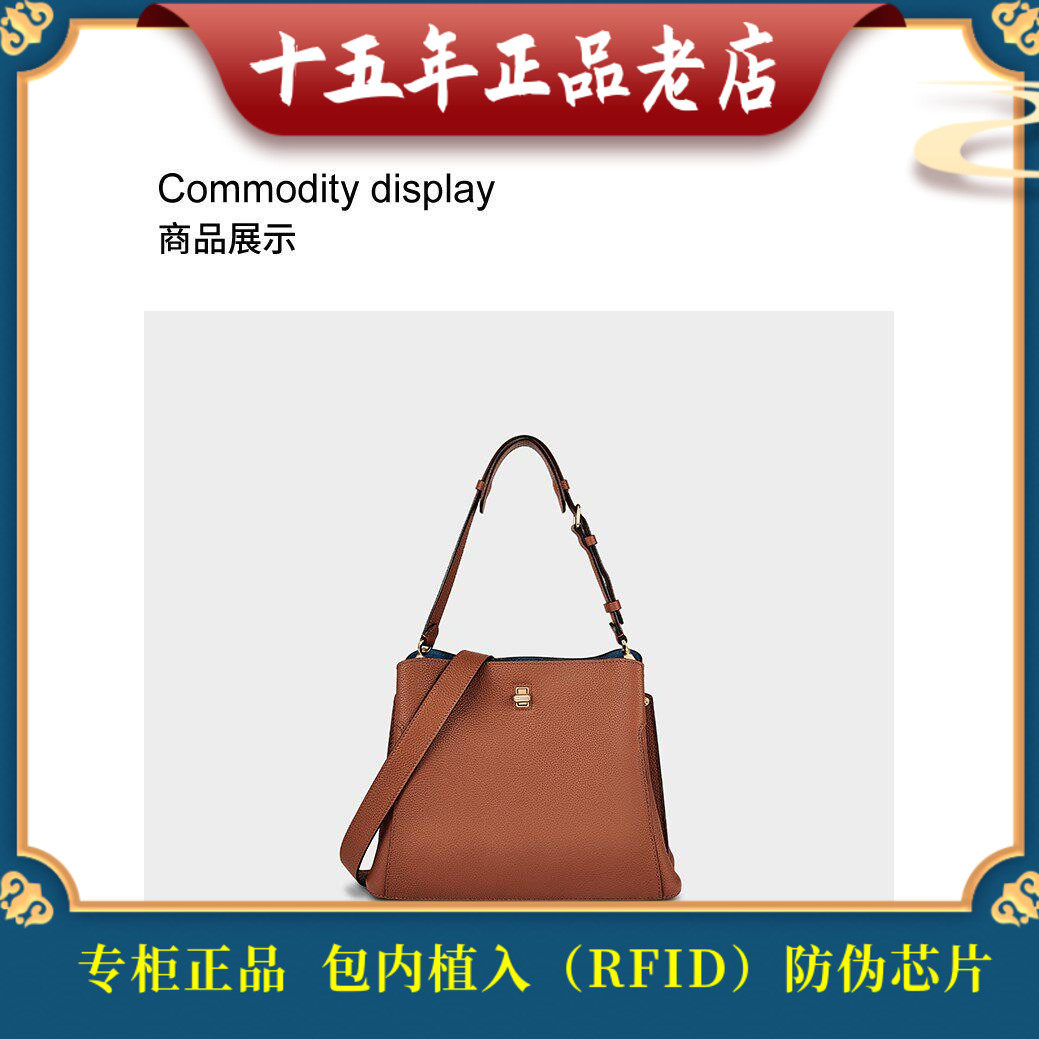 迪桑娜新款女包国内水桶包