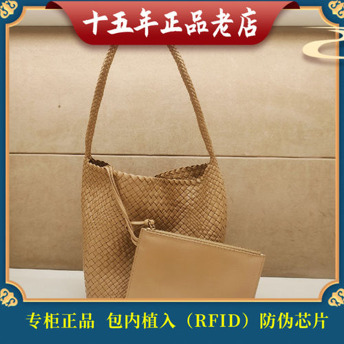 迪桑娜 Dissona 2026款专柜正品手提斜跨水桶包编织包 8261010103