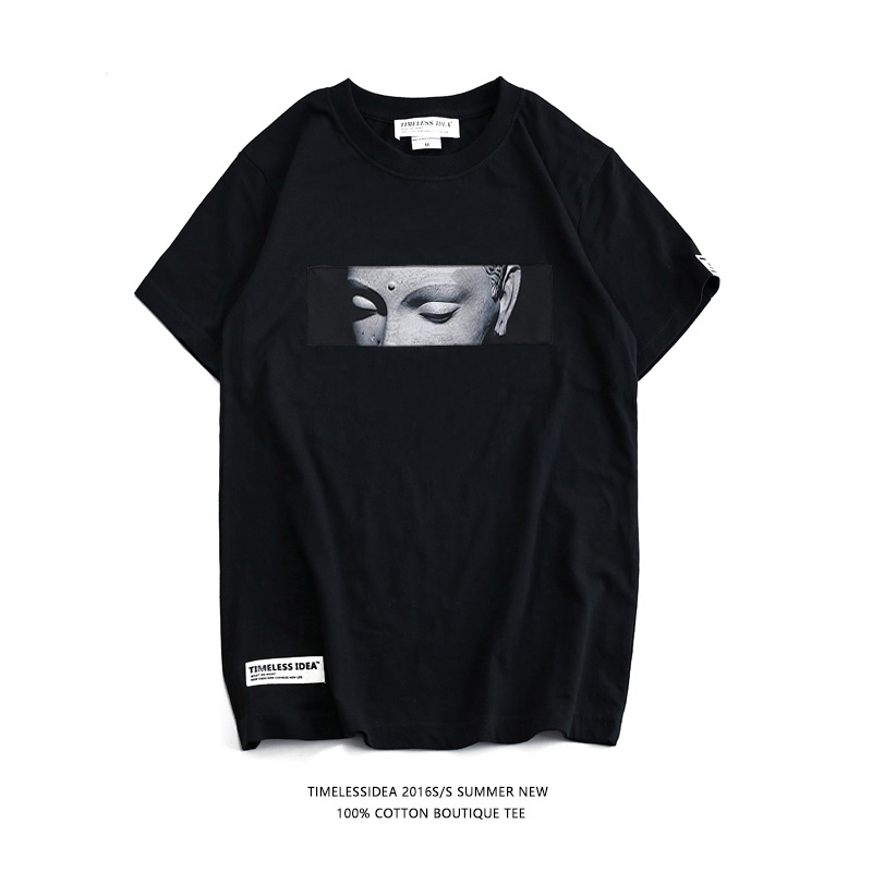 Ô´´³±ÅÆ2018S/S´¿ÃÞ¶ÌÐäTÐôÊÍåÈ´ó·ðÍ··ðÑÛ³±ÄÐÏÄ×°ÇéÂÂ×°´òµ×ÉÀ