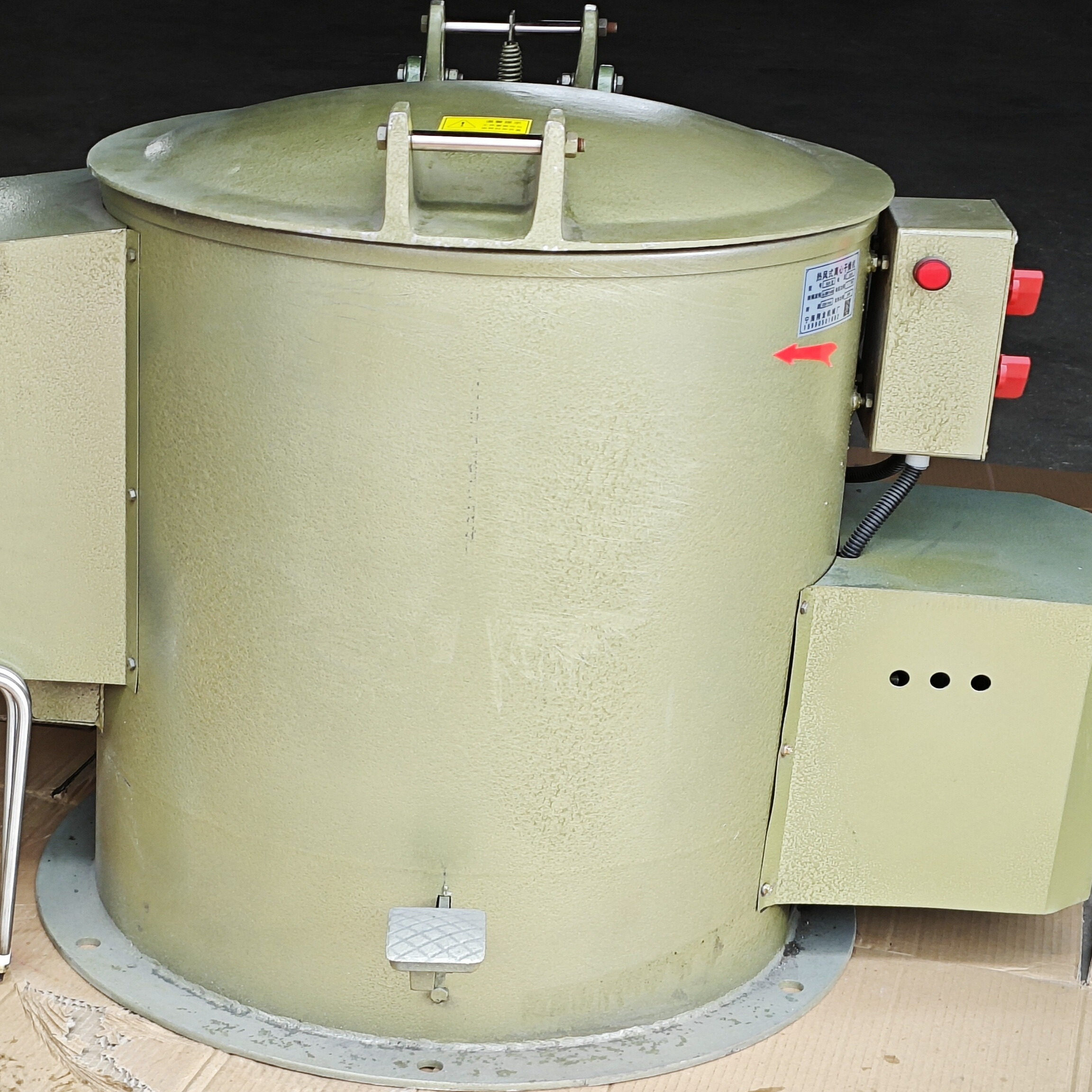 脱水烘干机工业甩干机五金脱油机螺丝甩油机热风脱水机离心干燥机