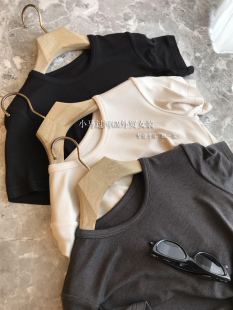 莫代尔羊毛短袖 自留推 超柔抽线基础款 篙级感 T恤女 独一份