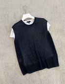 牛货仅少量 墙裂ROW纯尾500美刀 百搭有型亚麻混纺针织背心女
