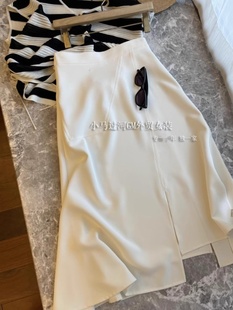 R单 高腰显瘦垂感抗皱不规则半身裙女 可以宠上天 十足女人味