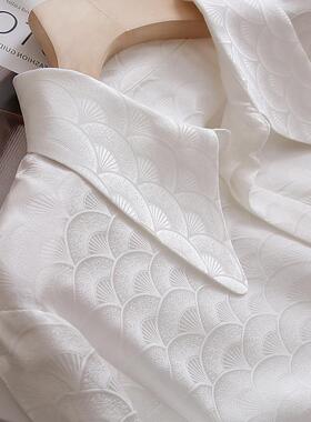 品牌专柜撤柜女装外贸原单出口尾货真丝提花衬衫1OO纯桑蚕丝女