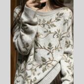 2025年秋季 新款 独特漂亮高级感chic日系温柔风宽松慵懒软糯毛衣女