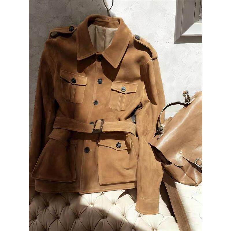 CHAO级推荐！美拉德棕色外套女复古高级感超好看宽松收腰休闲风衣