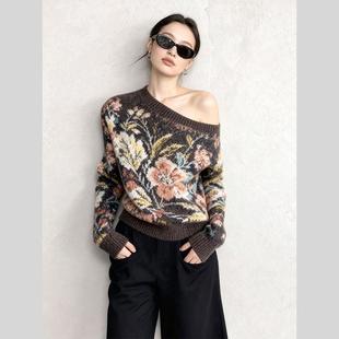 2025年秋季 独特漂亮高级感chic日系温柔风宽松慵懒软糯毛衣女 新款