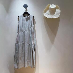 掌柜自留！！气质款~独特别致大方得体的灰色无袖背心连衣裙子女