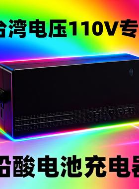 美规台湾输入110V电动车铅蓄酸电池充电器36V12AH48V60V20AH72V50