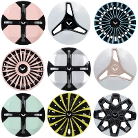 Подходит для подъема в Hongguang Mini Mini Mini Macaron процветающий GB12 -INCH COAL COAR CAR модифицированный стальный кольцо крышка кольца