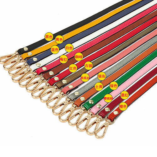 定制不调节羊皮纹亮皮荔枝纹牛皮女包包配件真皮包带子肩带小包