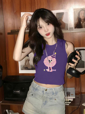 多巴胺泰式小吊带背心女夏季外穿