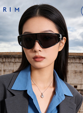 ins风派丽蒙发箍墨镜女款2026新款网红防紫外线太阳镜男运动潮