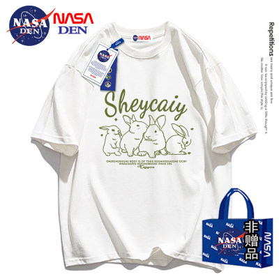 NASA联名纯棉简约宽松百搭T恤女