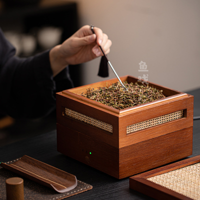 鱼戏家用焙茶机迷你烤茶烘焙笼茶叶提香器民宿熏香机醒茶器电焙笼