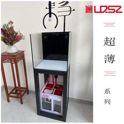 客厅超薄鱼缸金晶超白美观海缸