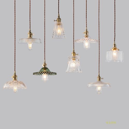 风玄关小吊灯日式黄铜