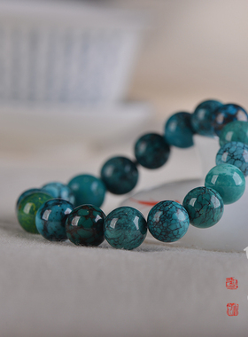 儒匪窝 湖北绿松石手串